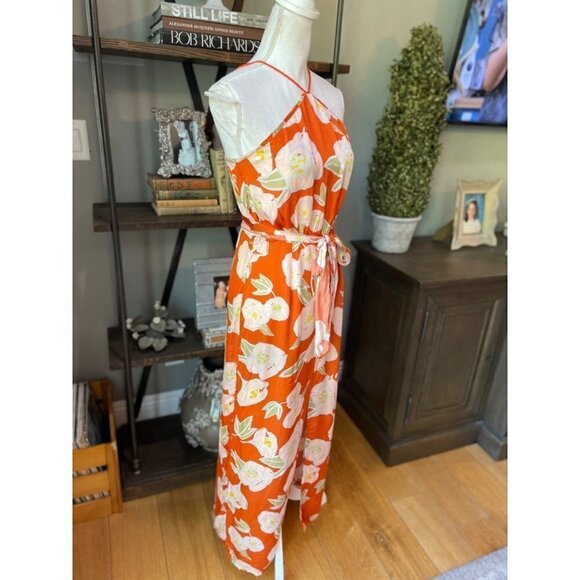 Carolina K Luz Dress Orange Womens Size Medium - Picture 9 of 14